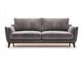 Canapé 2 places en tissu 178x86x80 cm - gris - pour salon - design moderne
